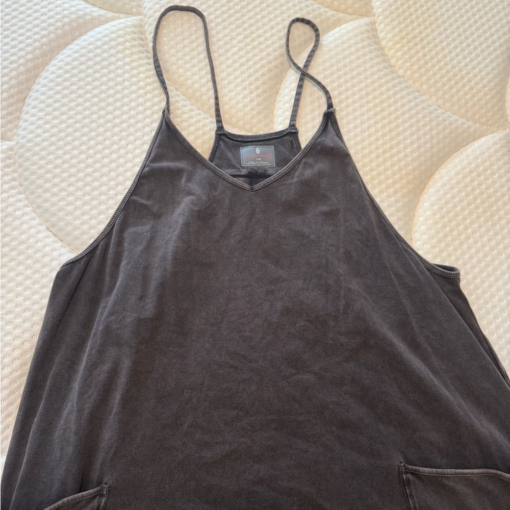 Free People Gray Jumpsuit